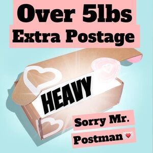 Extra Shipping Label - Heavy Shipping Box over 5lbs 📦